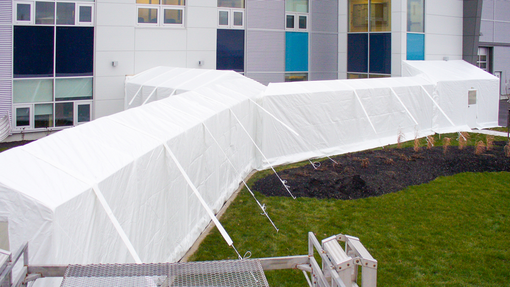 Projet abri piéton hivernal réalisé par Abris-Temps