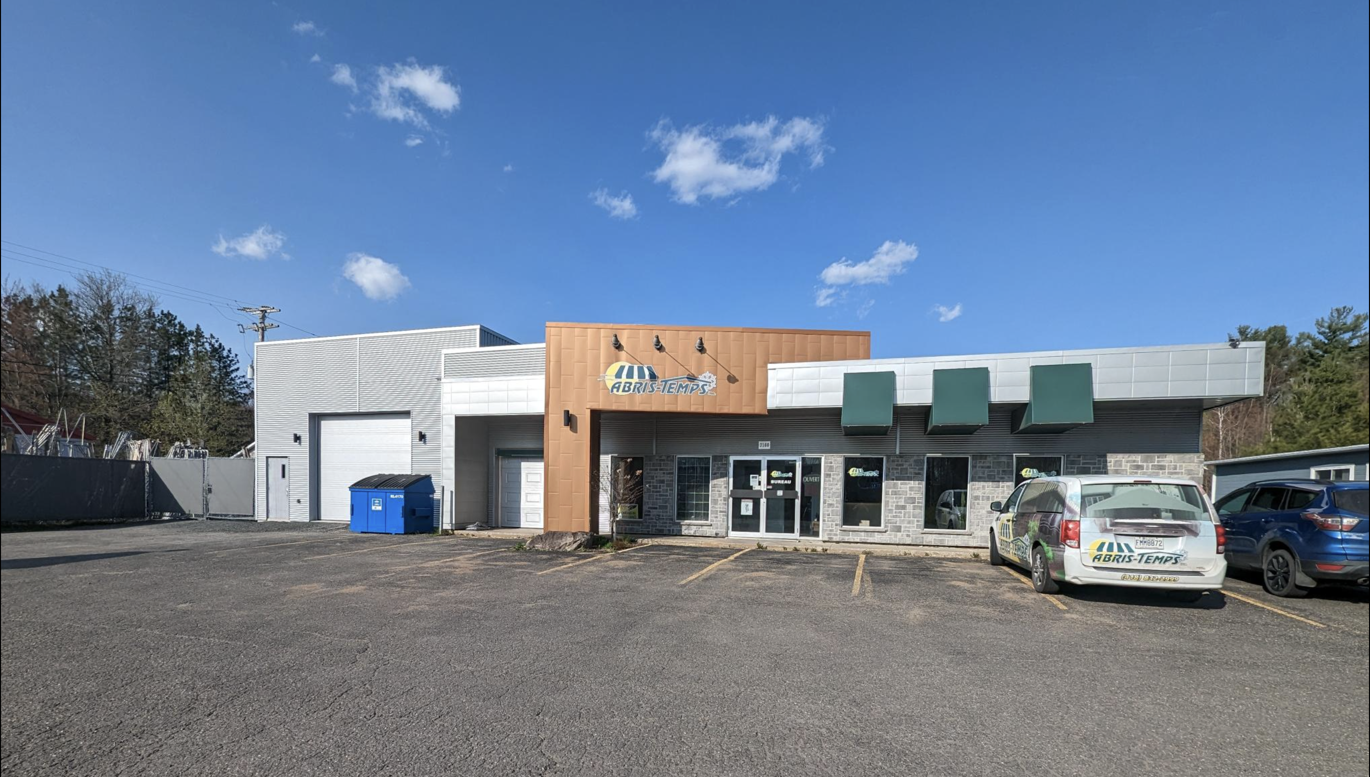 Siège social Abris-Temps à Lévis