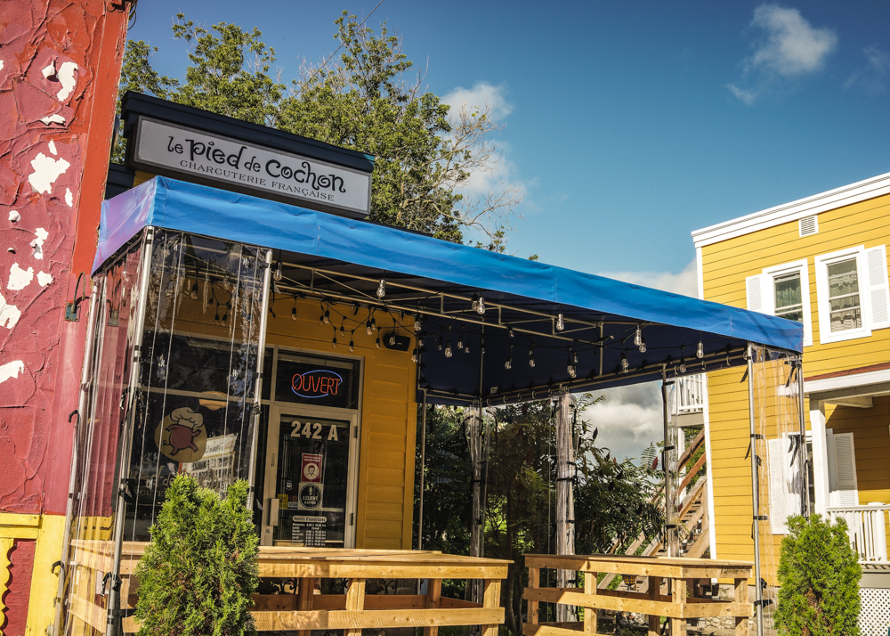 Auvent commercial - Commercial • Été