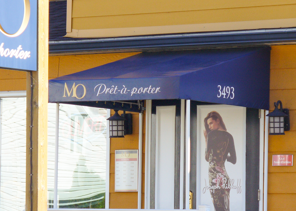 Auvent commercial - Commercial • Été