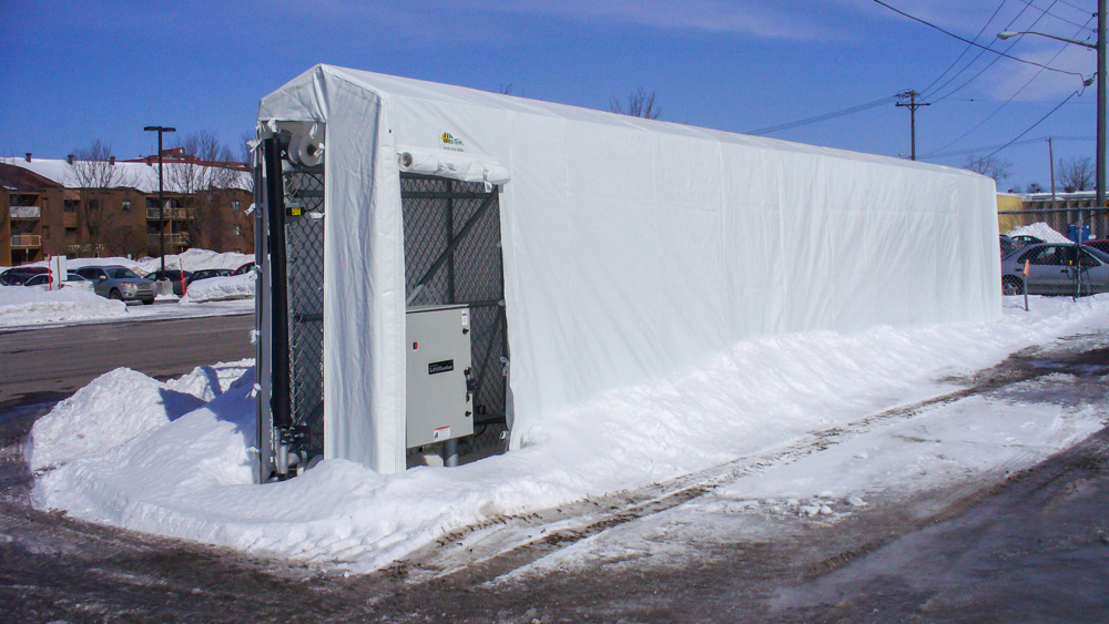 Passage pour cloture motorisé - Commercial • Hiver
