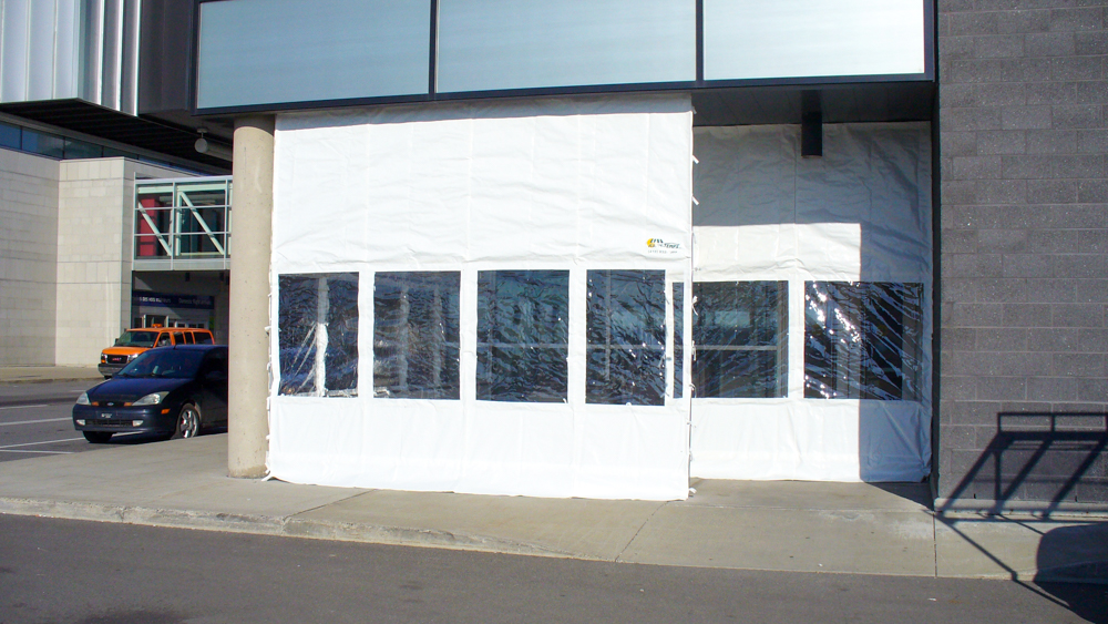 Toile plate avec fenêtres - Commercial • Hiver