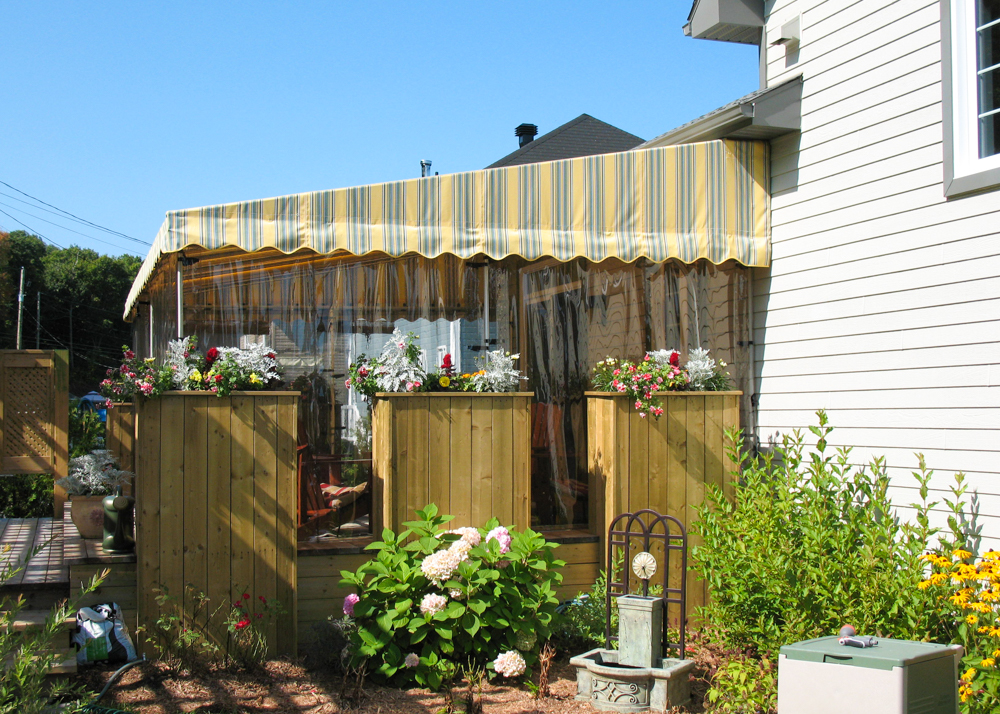 Auvent fixe - Résidentiel • Été