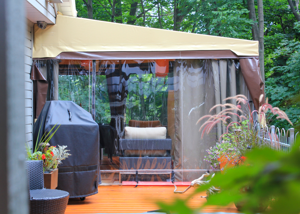 Auvent patio quatre saisons - Résidentiel • Été