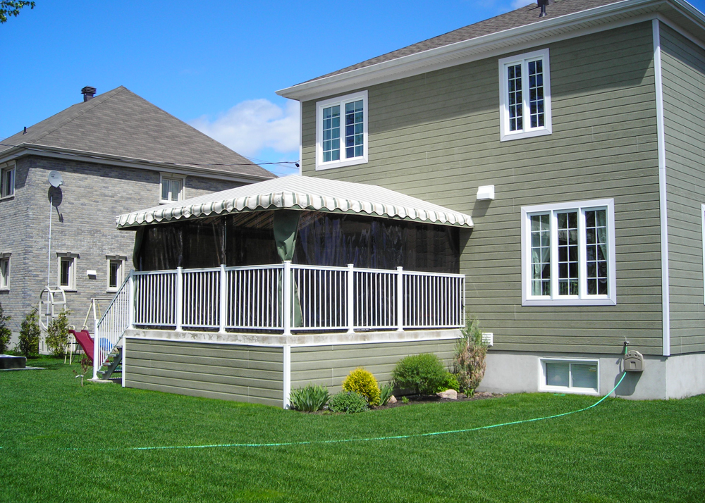 Gazébo 3 versants - Résidentiel • Été