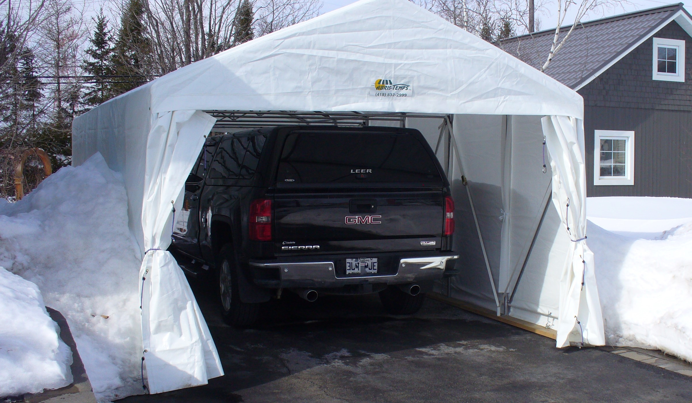 Garage simple - Résidentiel • Hiver