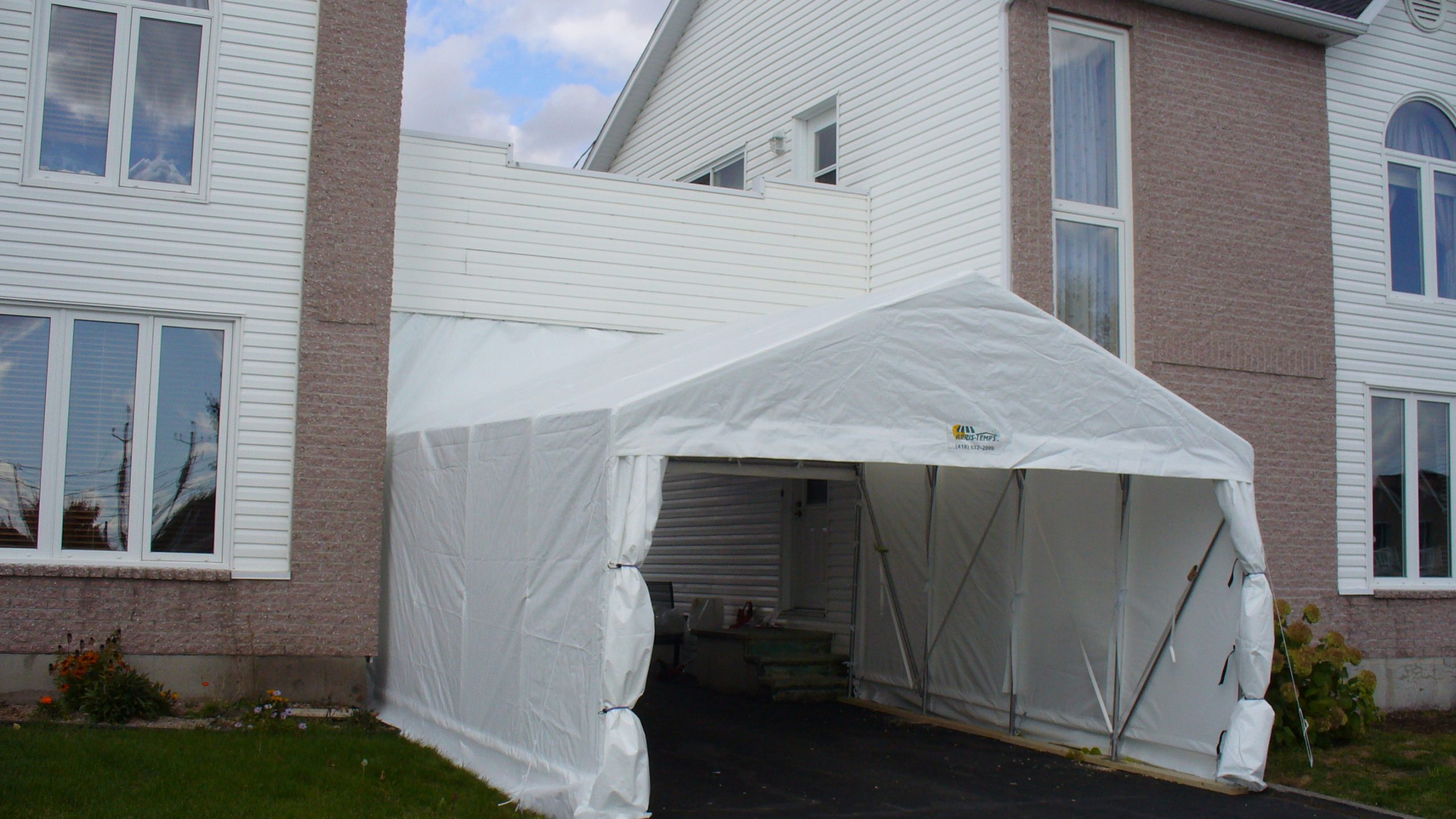 Garage avec raccord - Résidentiel • Hiver