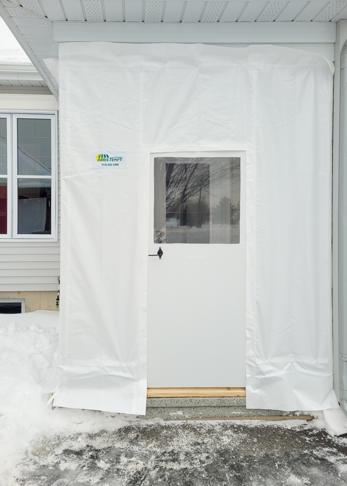 Toile contour de galerie - Résidentiel • Hiver