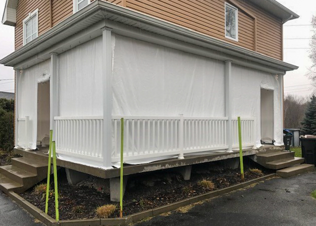 Toile de galerie - Résidentiel • Hiver